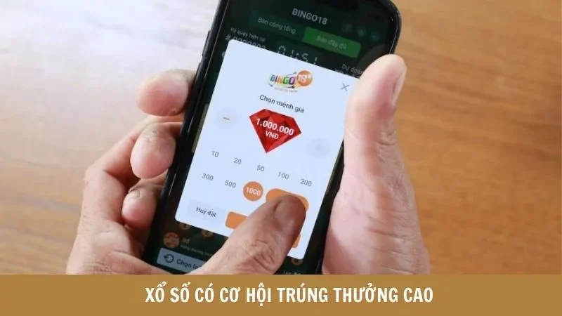 Xổ số có cơ hội trúng thưởng